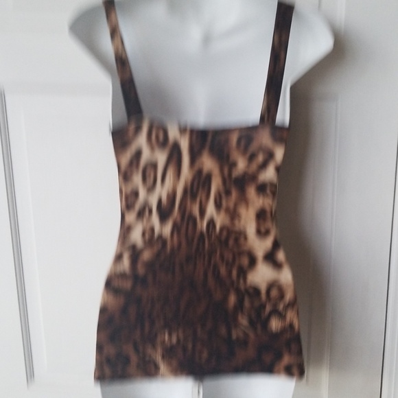 Charlotte Russe Cheetah Print Tank Top - Picture 4 of 6